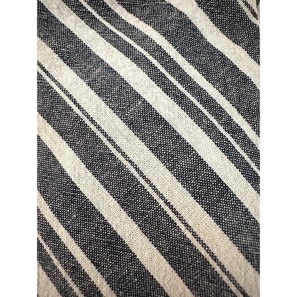 Lavender Sky Linen Blend A Line Skirt Blue Striped Classic Women’s Size Small S - Picture 10 of 10